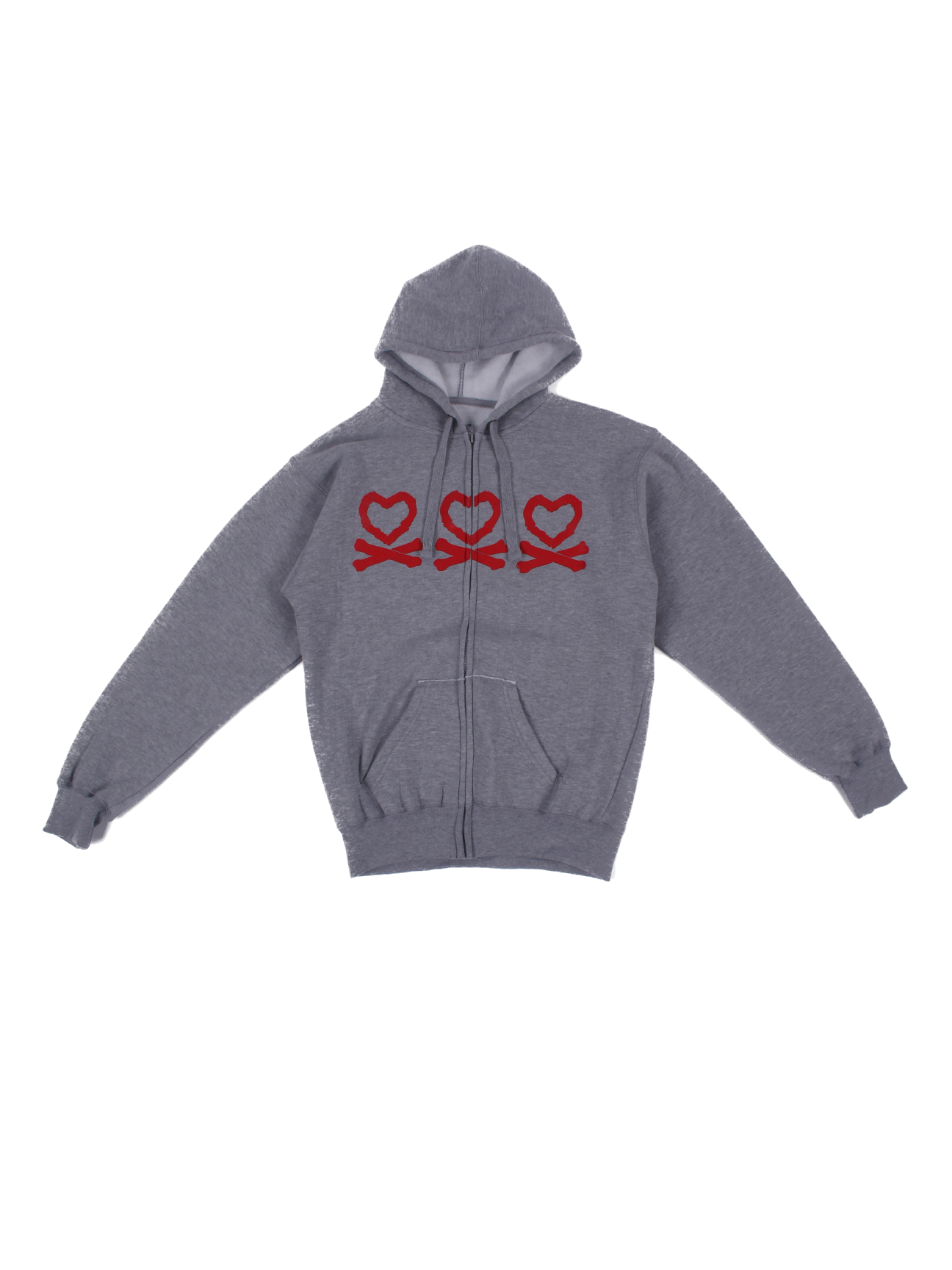 Heart Zip-Up Hoodie